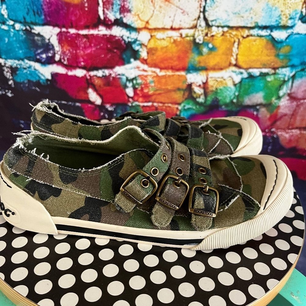 Rocket Dog Shoes Size 8 Y2K Rocket Dog Sneakers Camouflage Sneakers